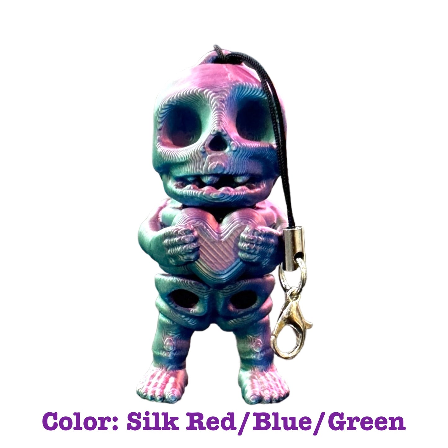Valentine’s Skeleton Keychain