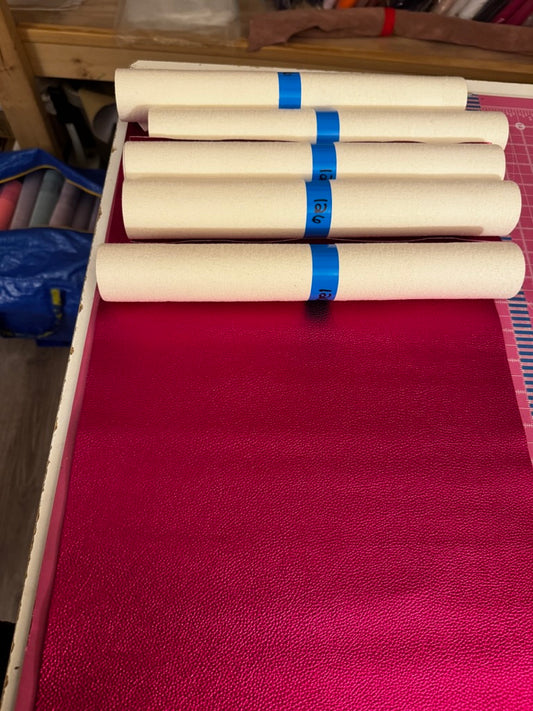 Bubble Metallic Raspberry Pink Vinyl (12”)