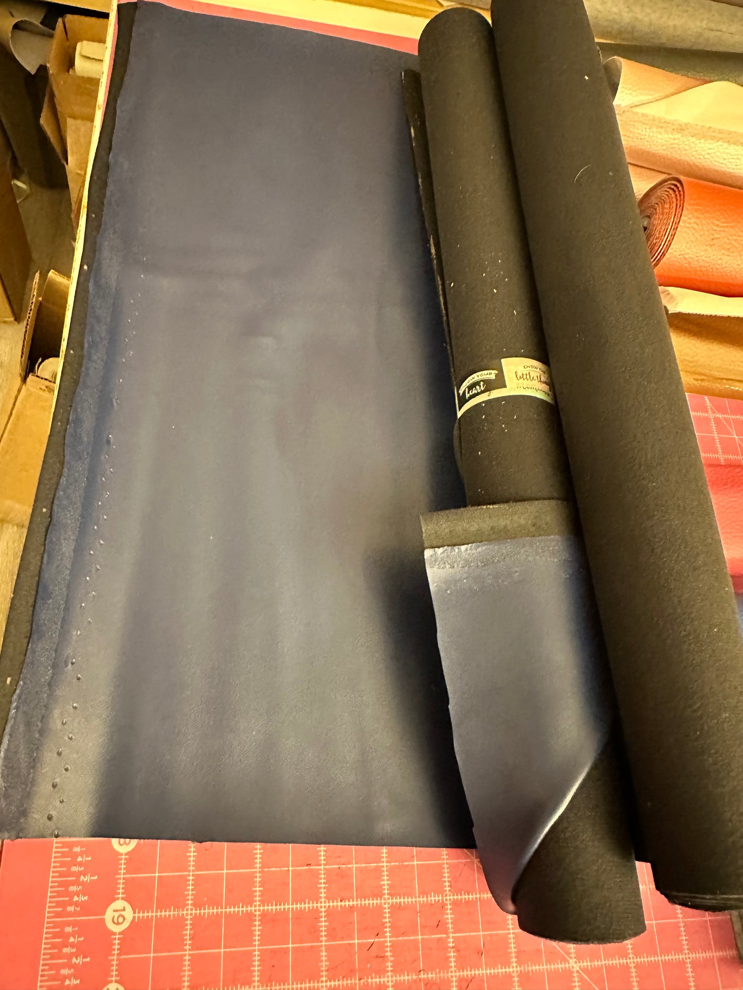 Smooth Navy Vinyl