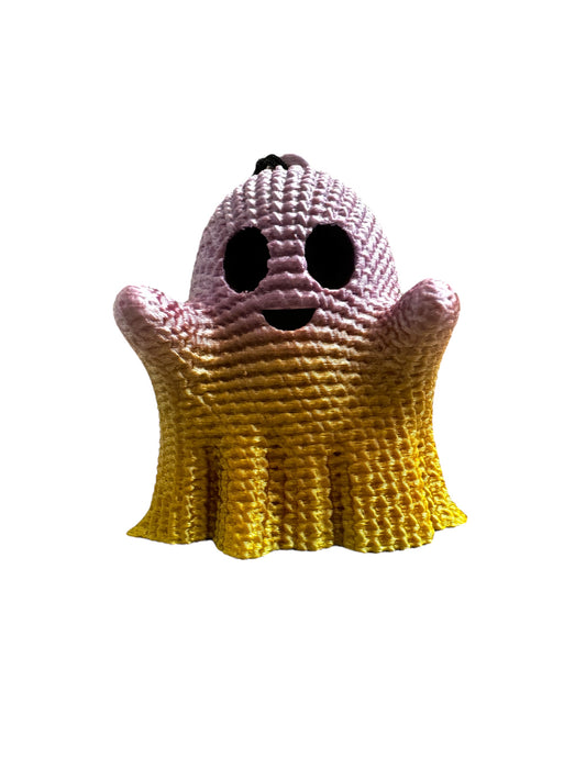 Crochet Ghosty Keychain