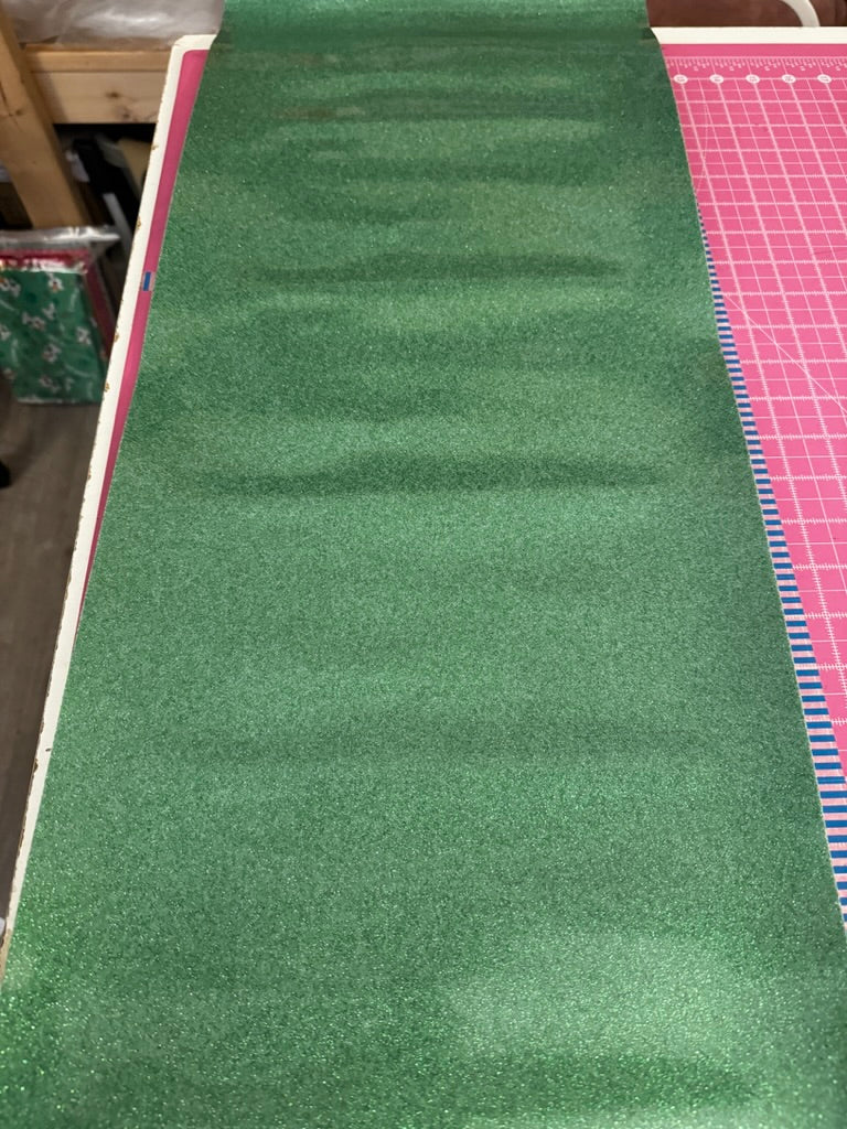 Liberty Mint Glitter Vinyl (12”)