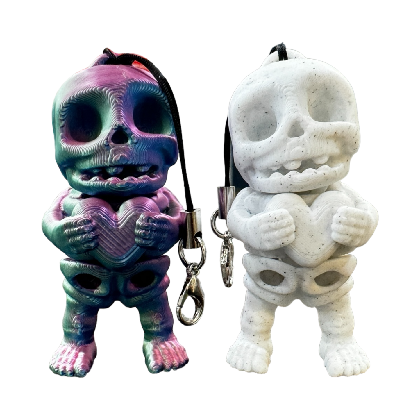Valentine’s Skeleton Keychain