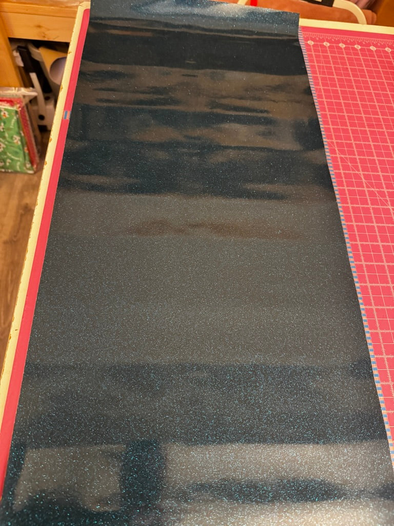 Deep Sea Blue Glitter Vinyl (12”)