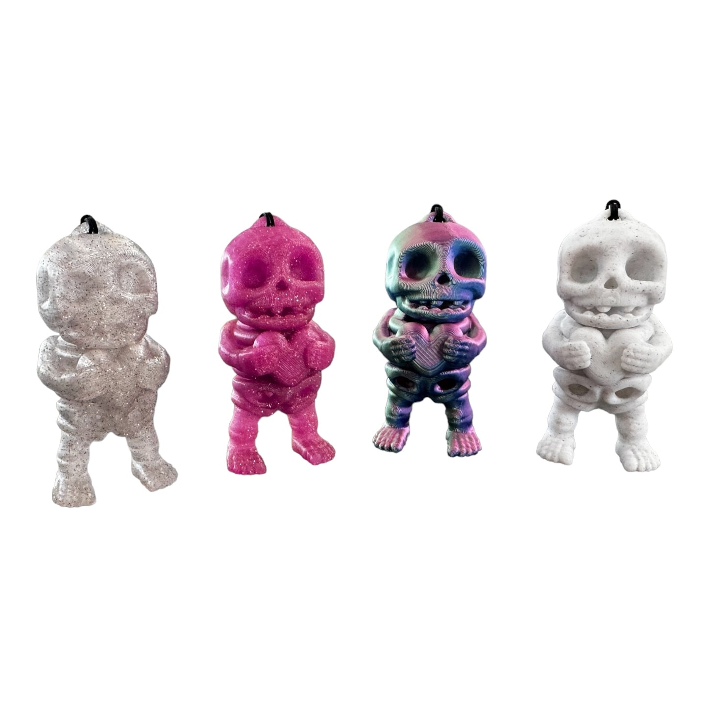 Valentine’s Skeleton Keychain