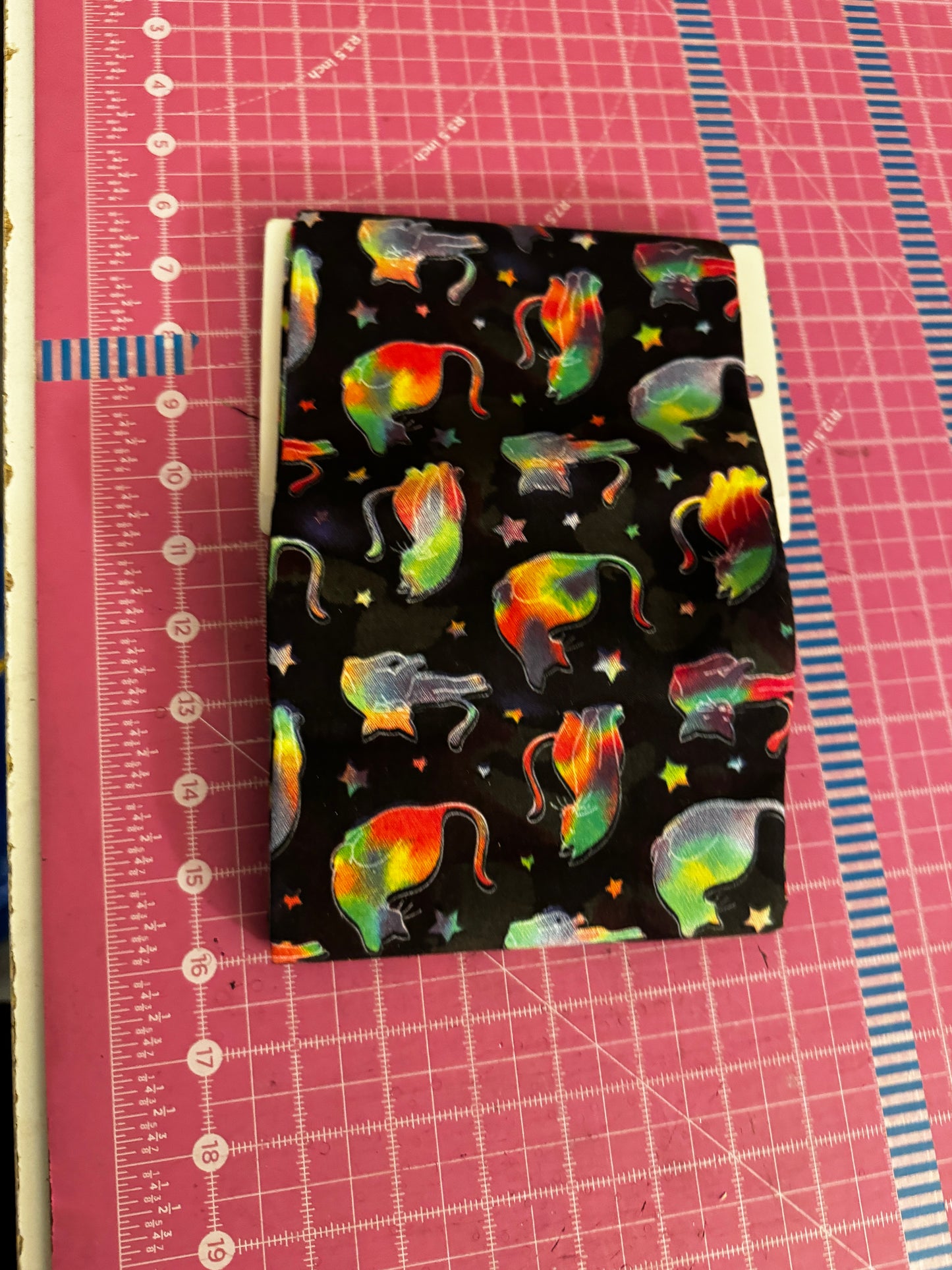 Rainbow Cats Cotton Woven