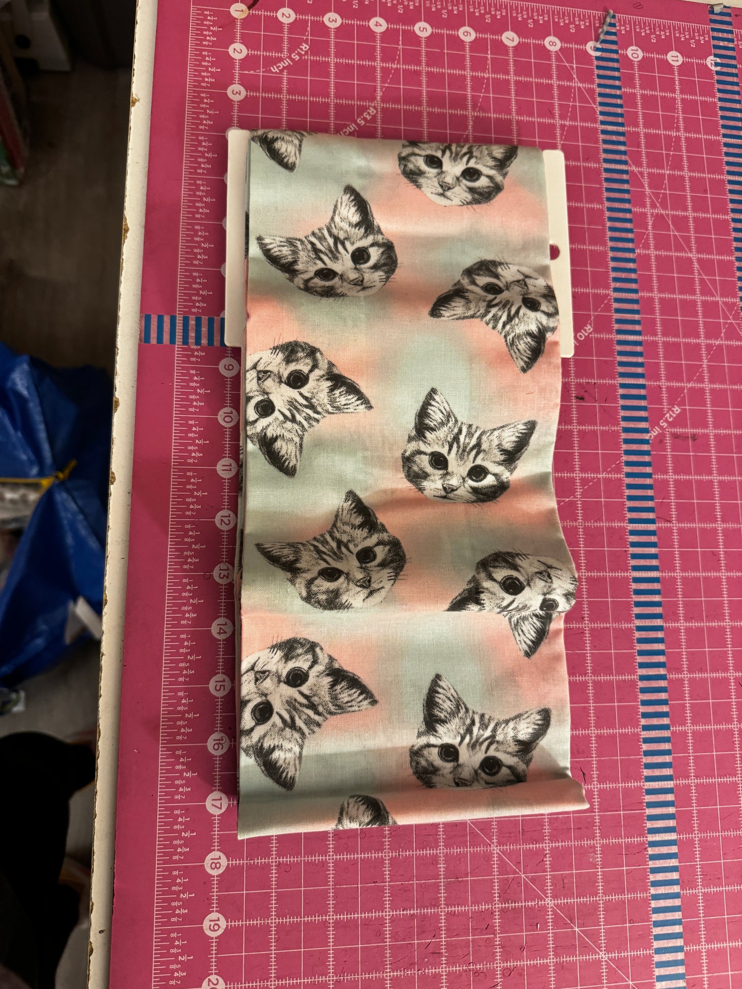 Pastel Cats Cotton Woven