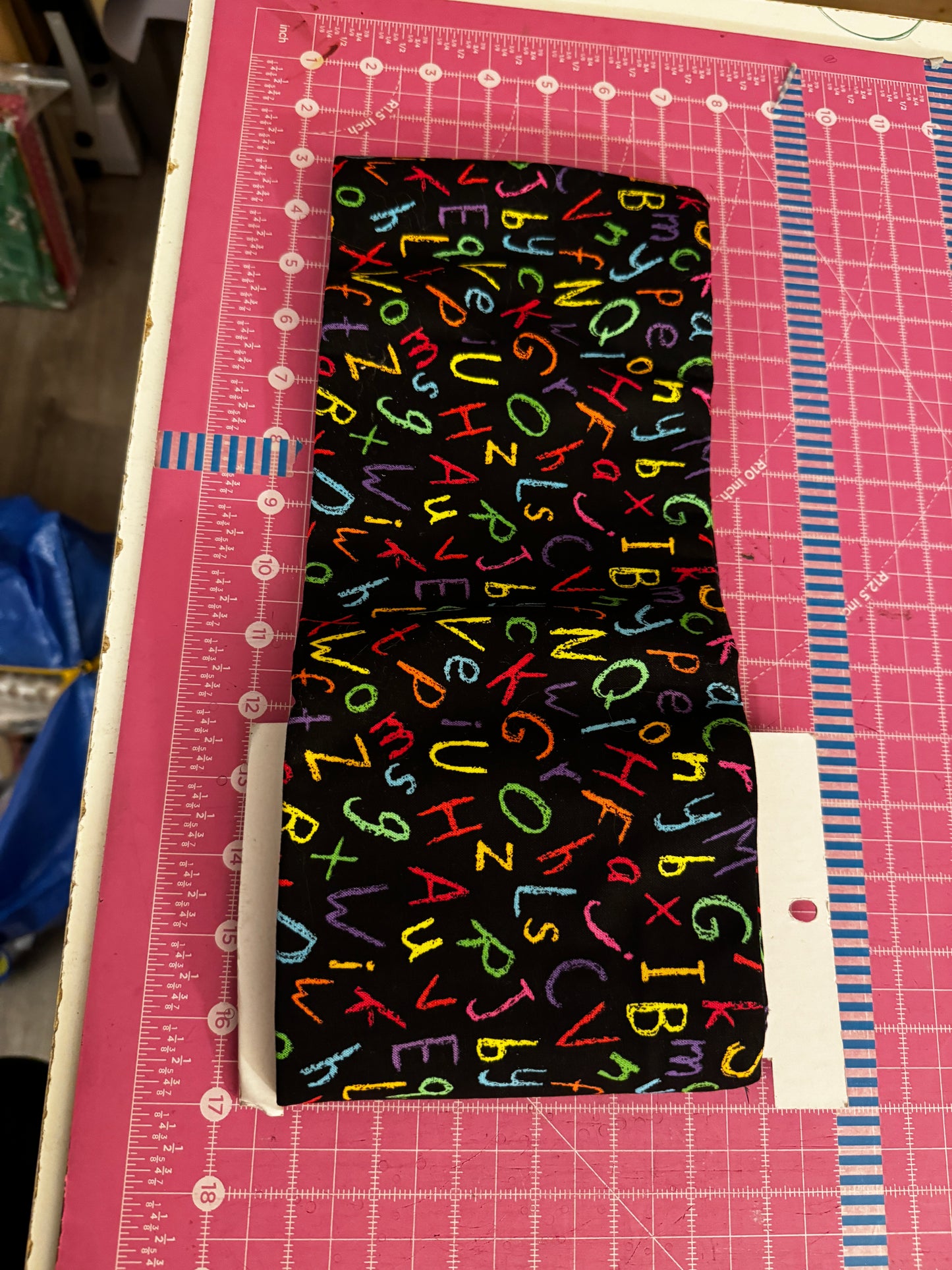 Rainbow Alphabet Cotton Woven