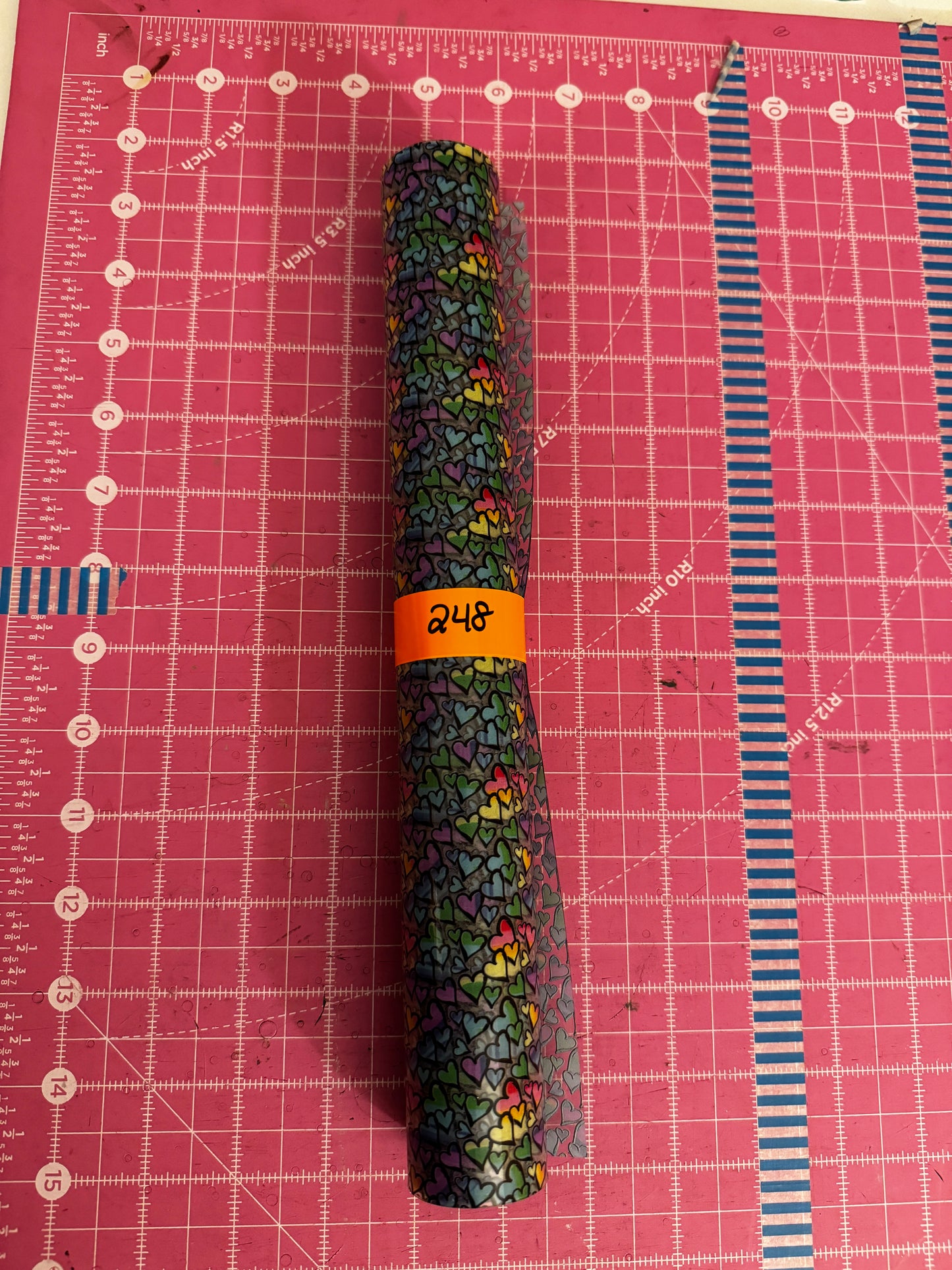 Rainbow Hearts TPU - (12")