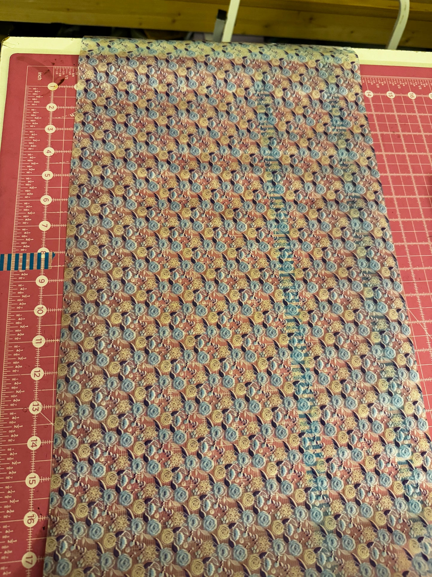 Blue Flowers TPU - (12")