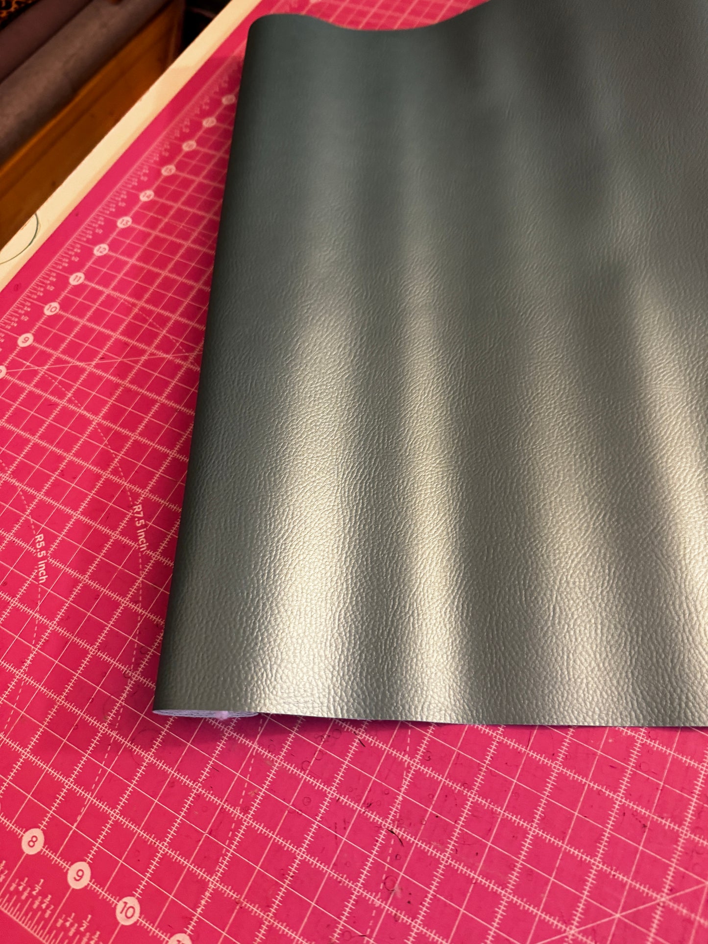 Steel Gray Metallic Rex Vinyl