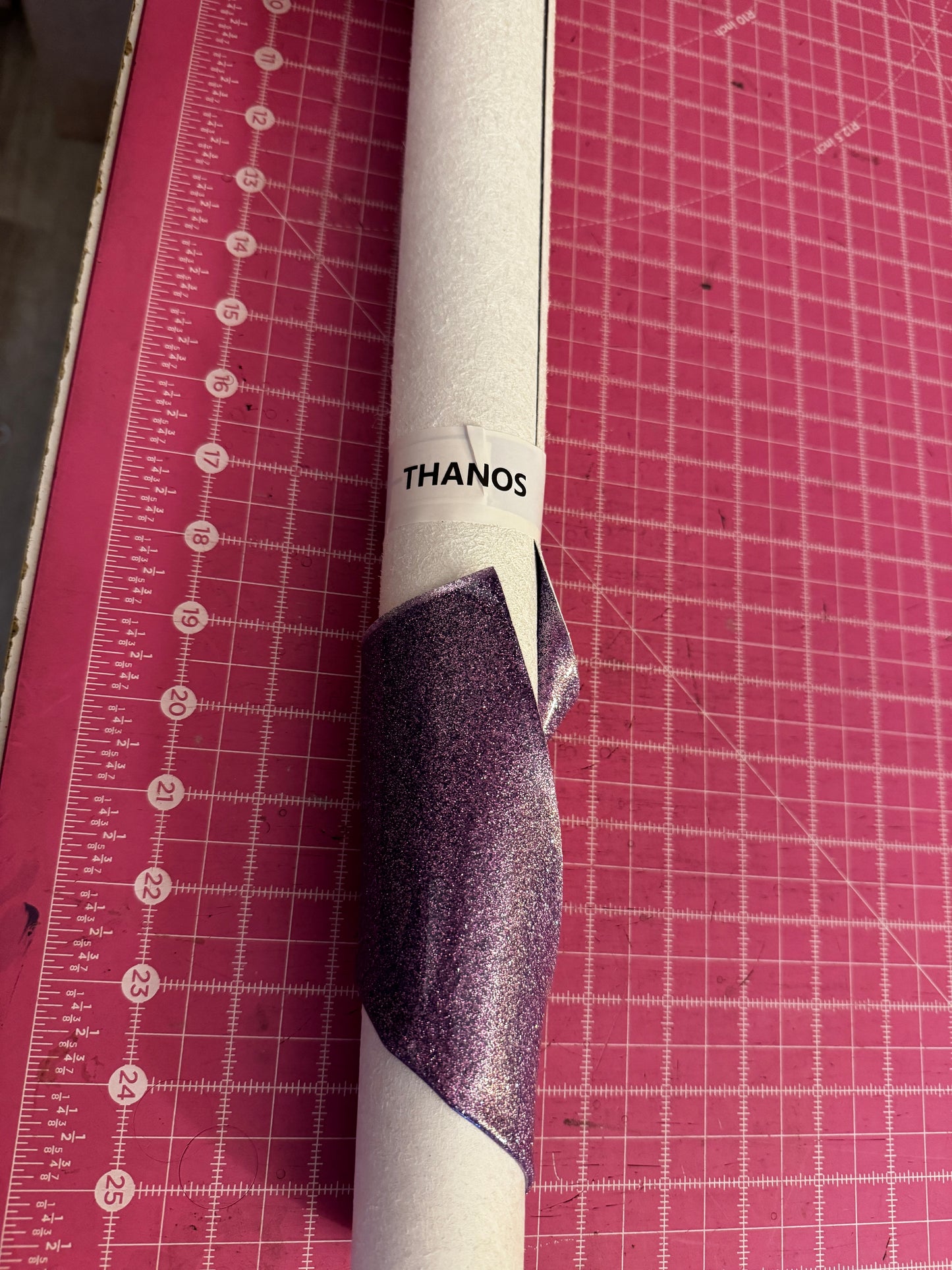 Purple Glitter Vinyl