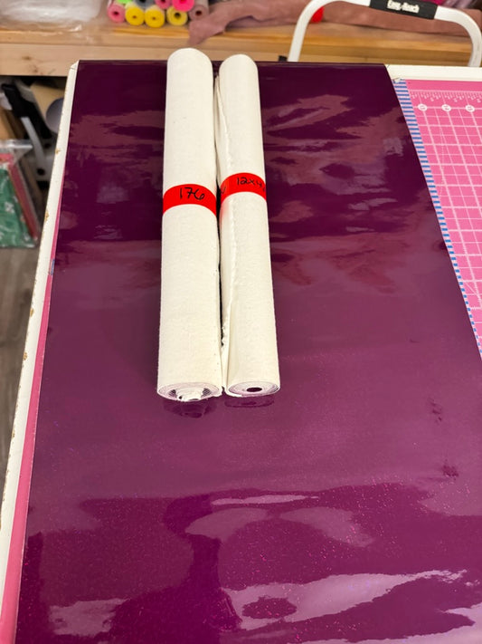 Dark Purple Geo Glitter Vinyl (12”)