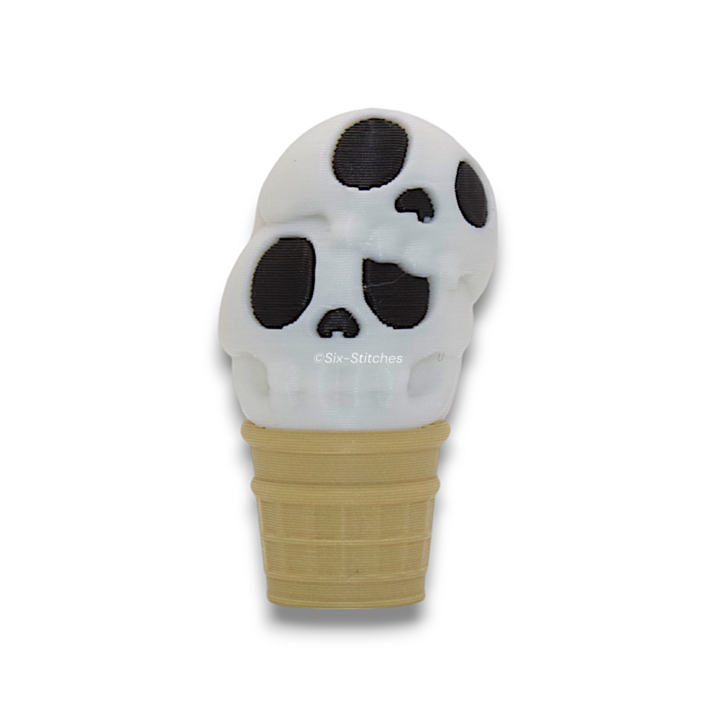 Double Scoop Ice Cream Skull