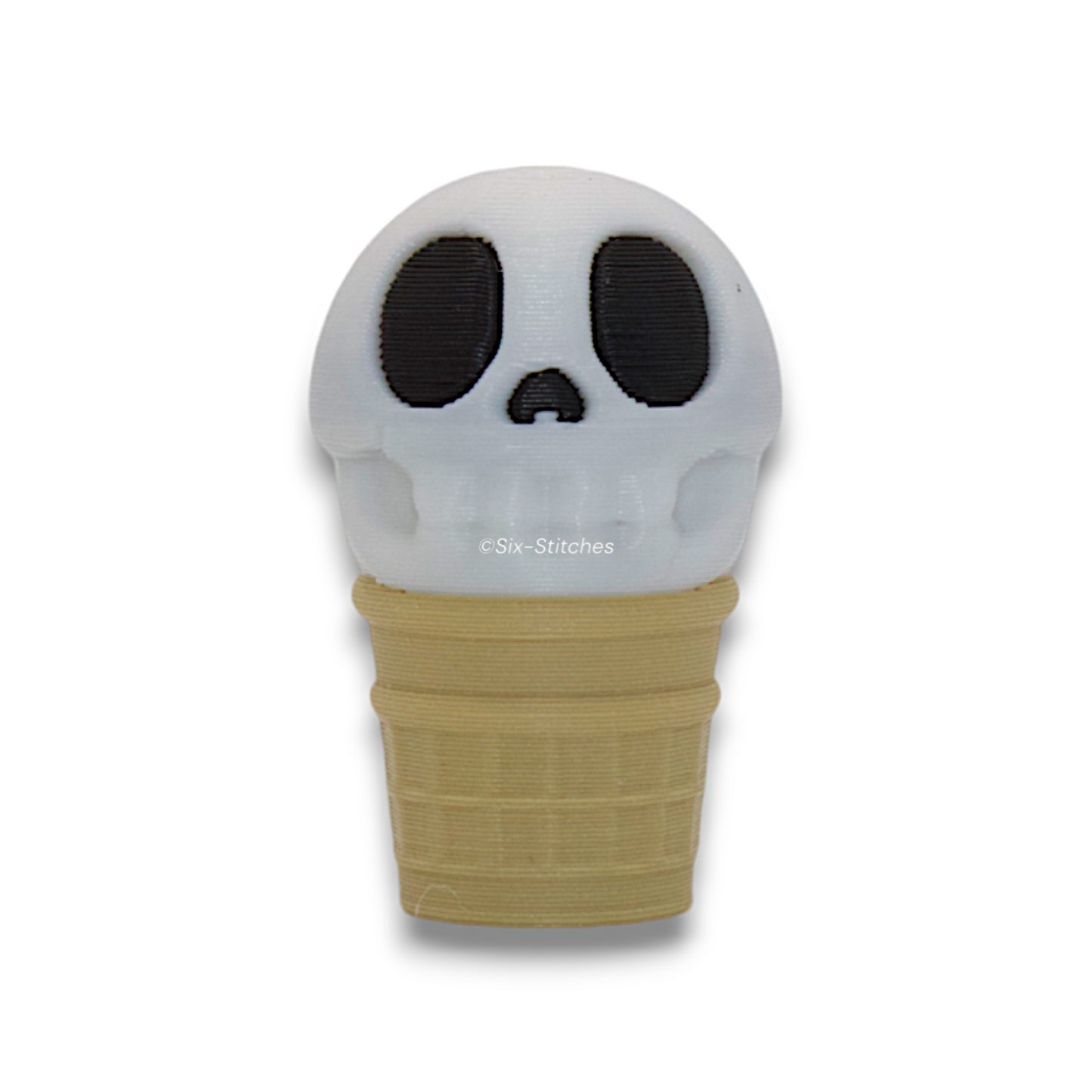 Single Scoop Skull Ice Cream